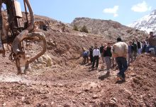 گزارش تصویری بازدید رئیس  و دانشجویان کارشناسی ارشد معدن ، نفت و ژئوفیزیک ازمعدن بوکسیت تاش 